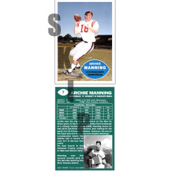 2021 STCC Collegiate Legends #7 Archie Manning New Orleans Saints Oilers Vikings Mississippi