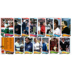 1982 STCC Legendary NFL Coaches 15 card set Series #1 Landry Walsh Vermeil