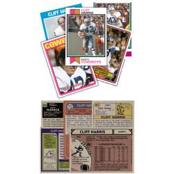 1971-1974 1980 STCC Cliff Harris 5 card set missing Topps Dallas Cowboys HOF