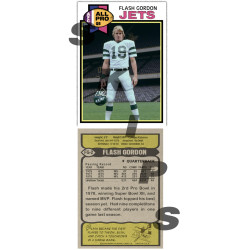 2024 STCC #FG-2 1979 Flash Gordon Sam J Jones New York Jets Topps Custom card
